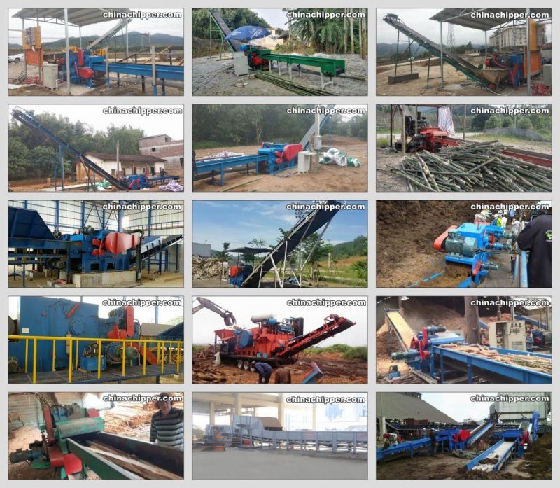 55kw Bx216 Wood Slab Chipper Shredder with CE Certificate for Sale