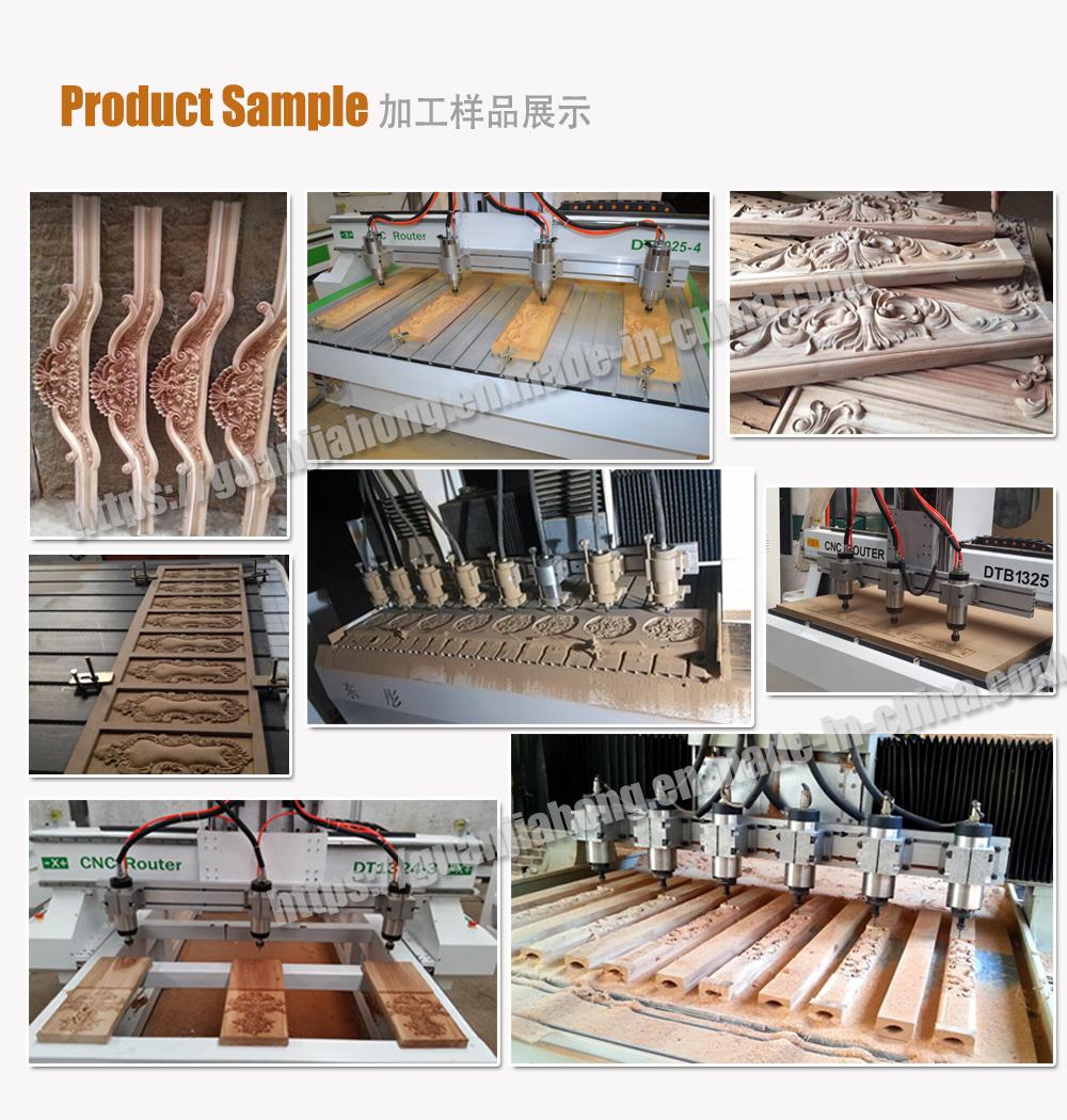 Multi Spindle, 6 Spindle, Wood CNC Router, Woodworking Machine CNC Engraving Machine