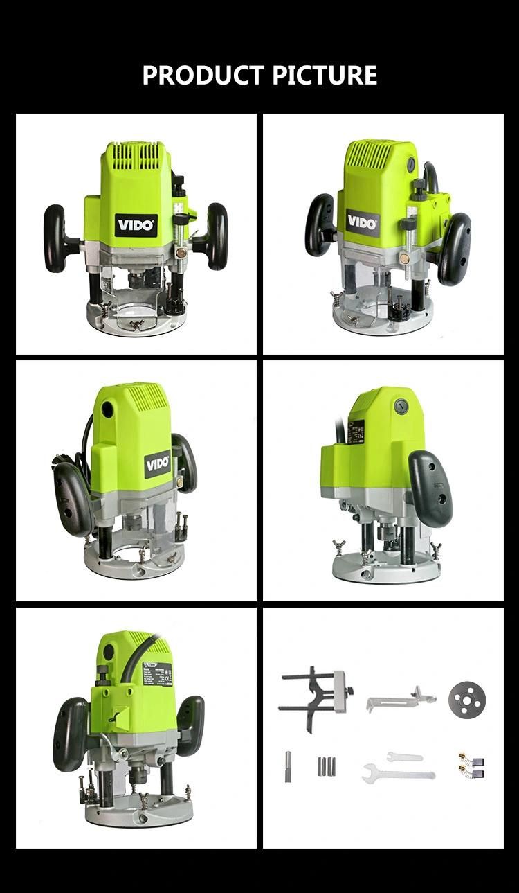 Vido 1850W Electric Hand Wood Trimmer Router