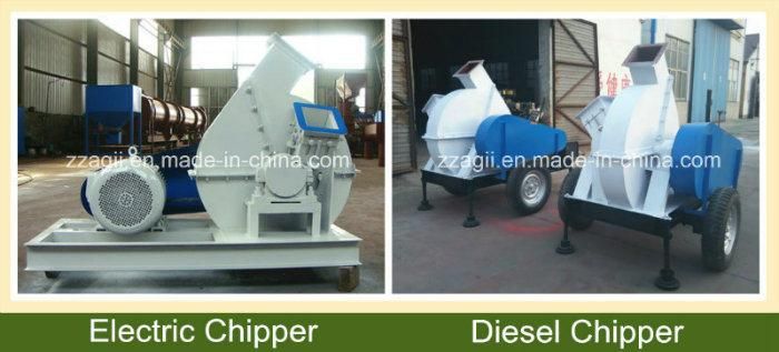 Biomass Machinery Tree Log Cutting Equipment Disc Wood Chipper