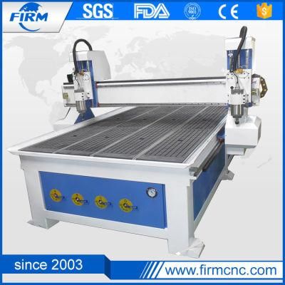 Two Spindle Wood Door Plastic Engraving Cutting Carving Router