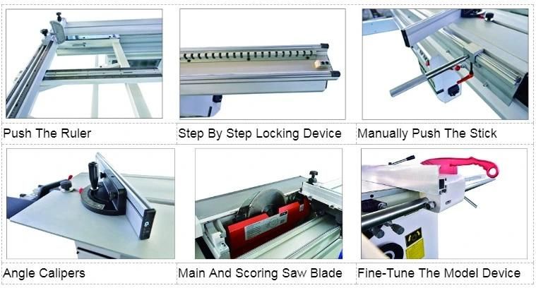Mj6128y Horizontal Sliding Table Panel Saw Woodworking Machinery