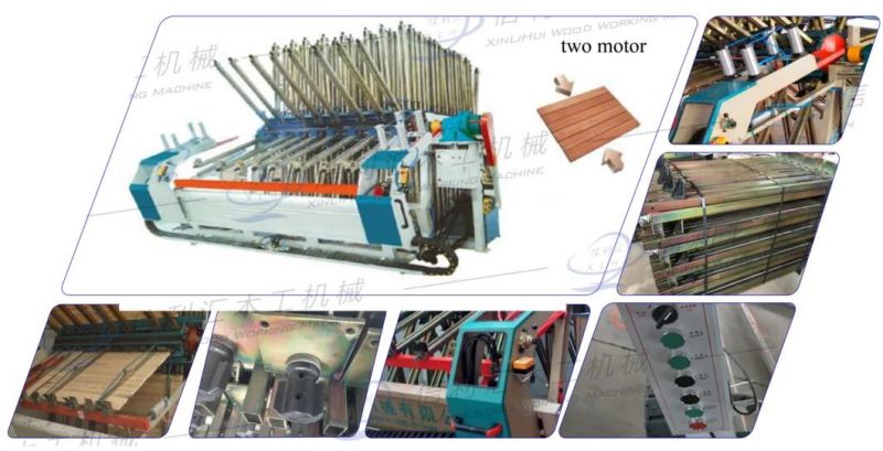 Two Motors Furniture Manufacturing Wood Board Jointing Machine Jointer/ Composer/ Clamp /Fixture Carrier with Hydraulic Press