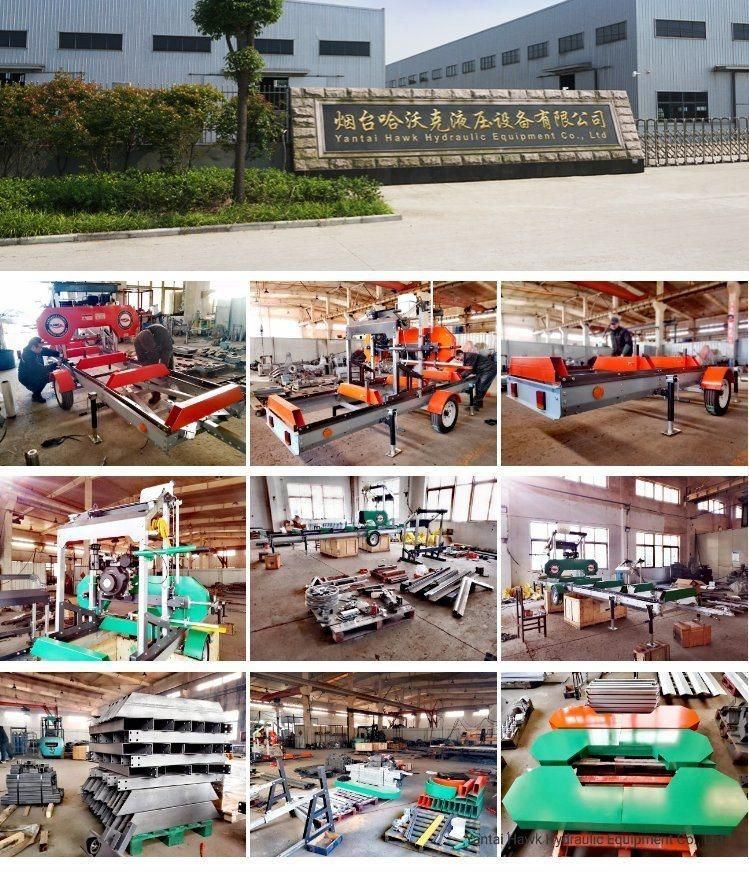 Horizontal Portable Mobile Wood Log Timber Cutting Machine