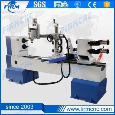 Jinan Cheap Automatic Wood Turning CNC Lathe Machine for Furniture Legs Baseball Bat