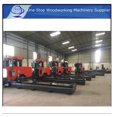 2018 New Model High Performance Log Cutting Machine Automatic Sawmill Hard Wood Cutting Machine Similar with Woodmizer Log Band Sawmill Machine