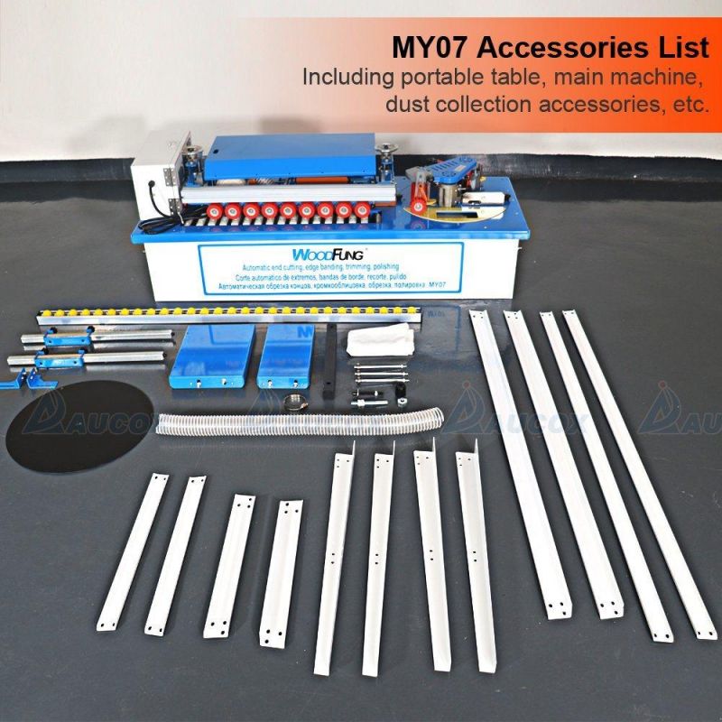 My07 Full Automatic Edge Bander Machine Multifunction Wood Based Panels Machinery CNC Small Edge Banding Machine with Trimmer