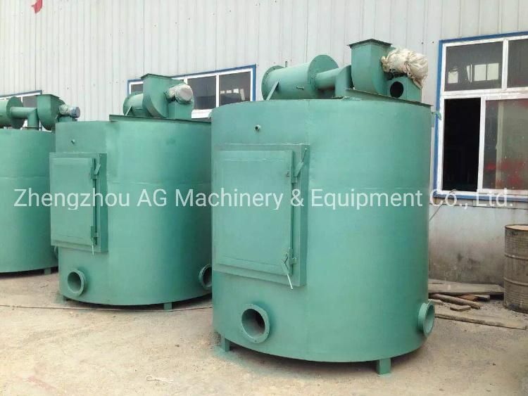 Smokeless Rice Husk Wood Chips Sawdust Carbonization Furnace Manufacturer