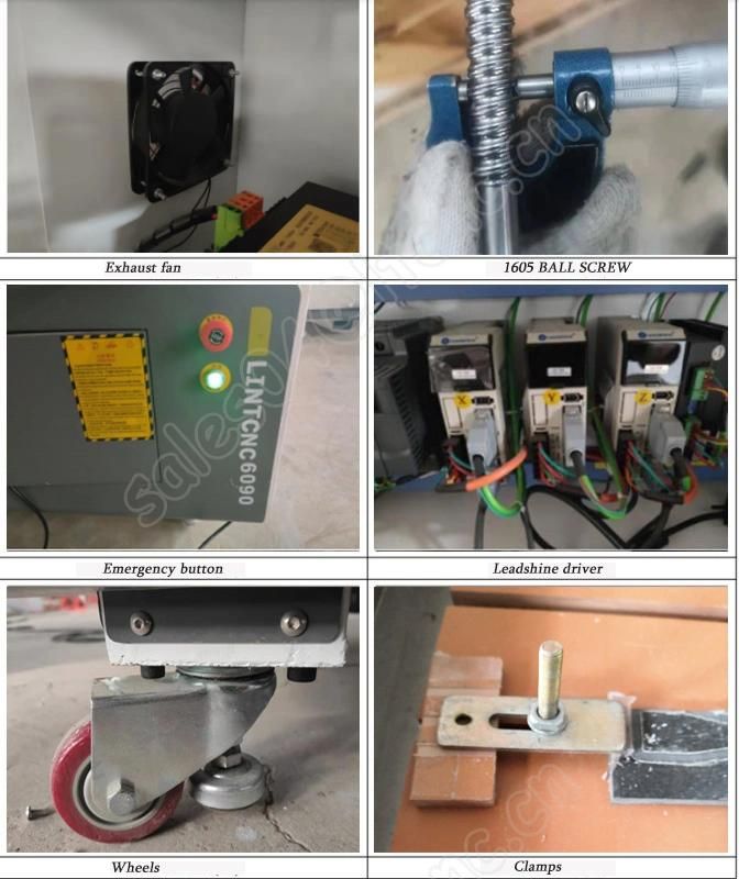 CNC Milling Machine Frame Mini CNC Mill Cutter Machine 400X400 600X600 3D Woodworking Atc CNC Router