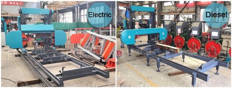 Woodworking Mobile Hydraulic Bandsaw Sawmill for Sale