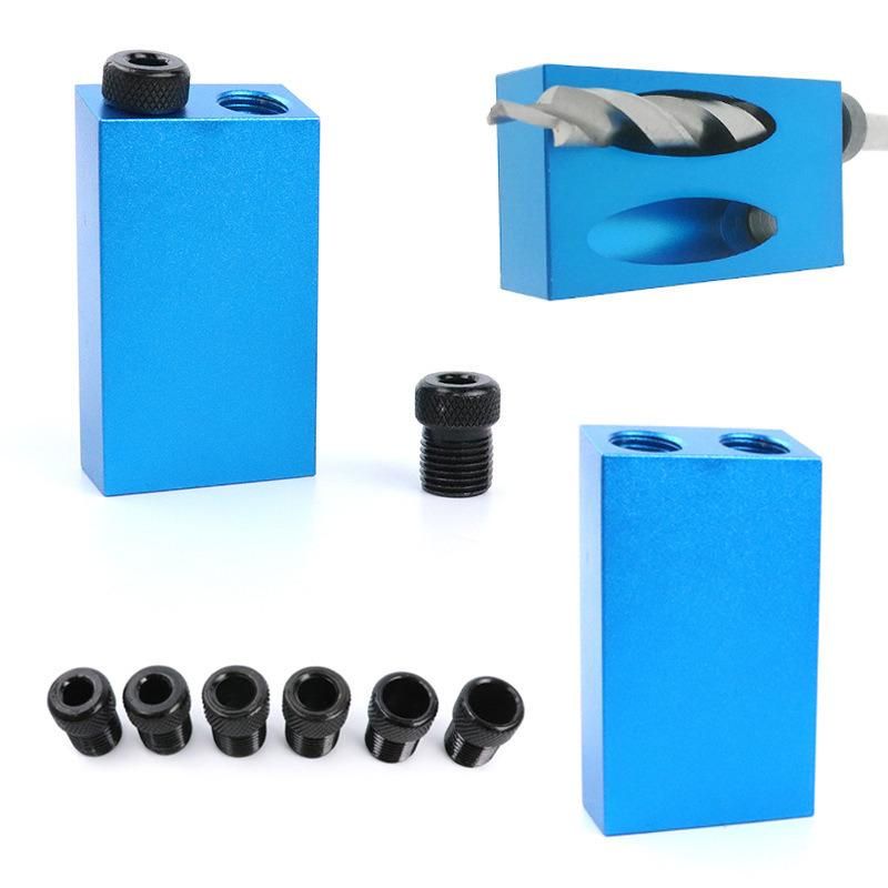 Slant Hole Locator with Magnetic, Woodworking Drilling Fixture Drilling Locator