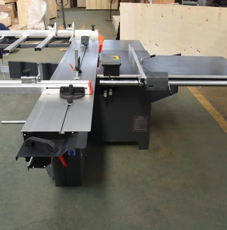 Sliding Table Saw Machine with Electrical Lifting
