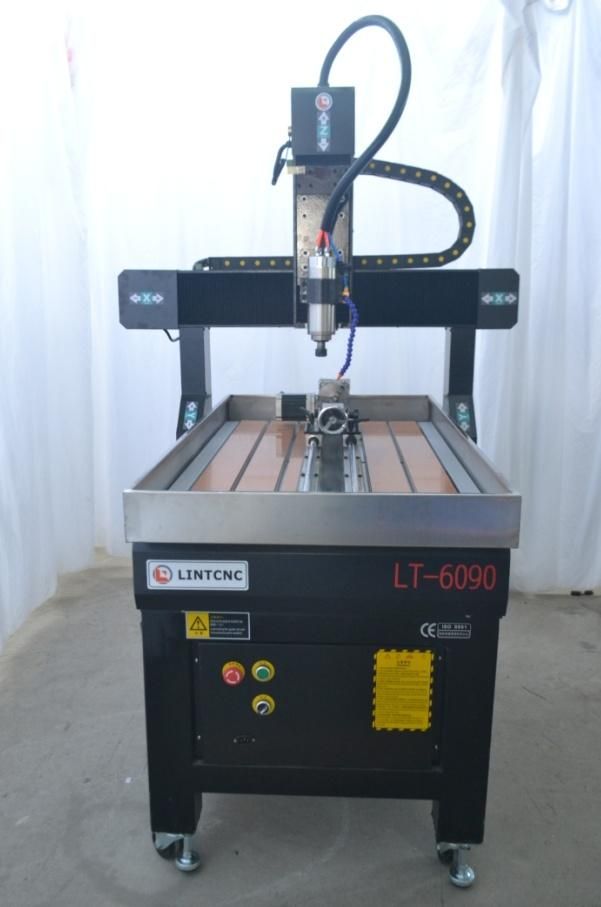 Mini 4 Axis 6090 Milling Machine CNC Router 600mmx900*200mm