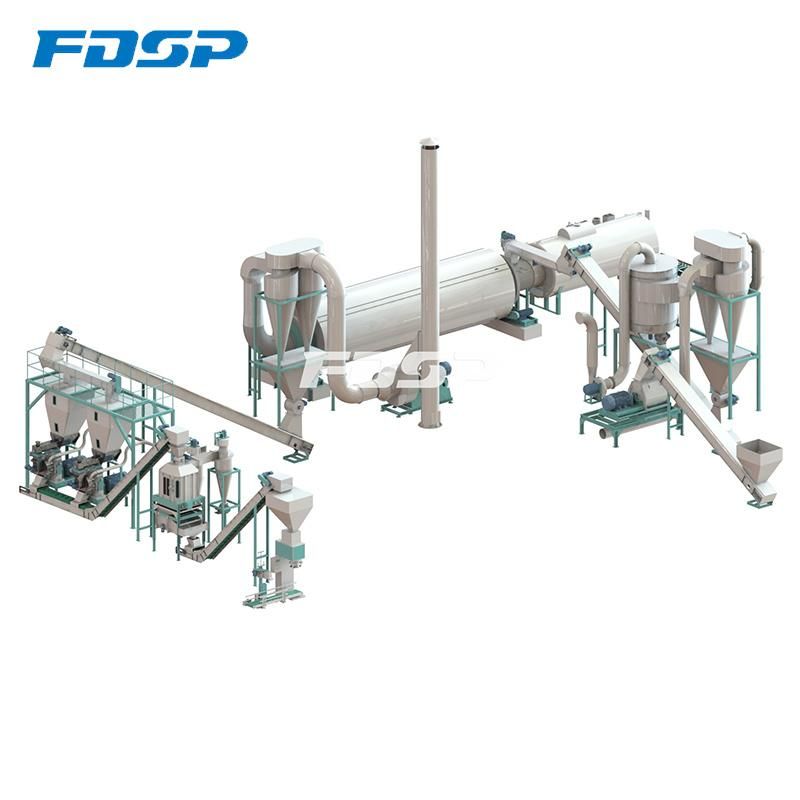 Ce Approved High Output Crop Waste Pellet Production Line