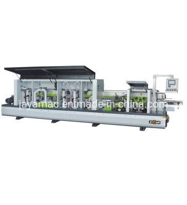 Woodworking heavy duty high speed PVC edge banding machine with corner round trimming MF50F automatic edge bander