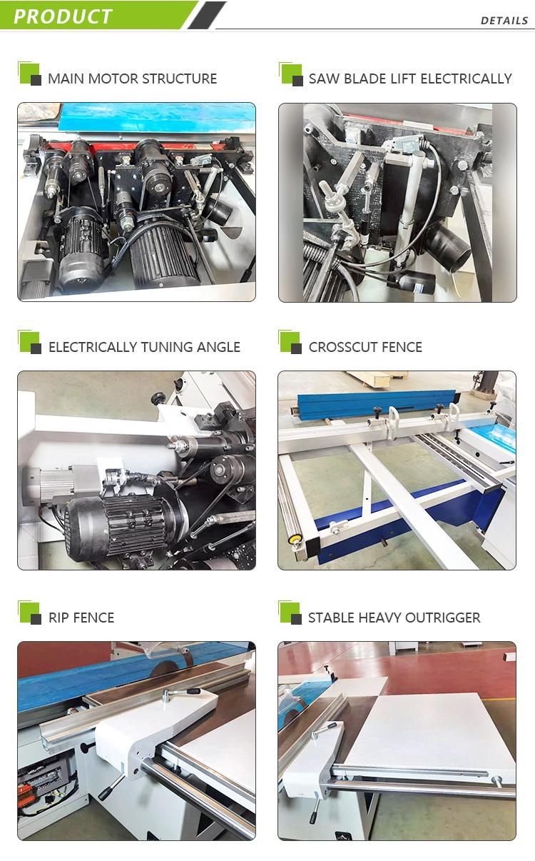 Electric Lifting Sliding Table Saw Panel Saw for Woodworking Cutting