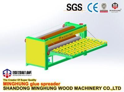 Four Rollers Plywood Veneer Glue Coating Machine