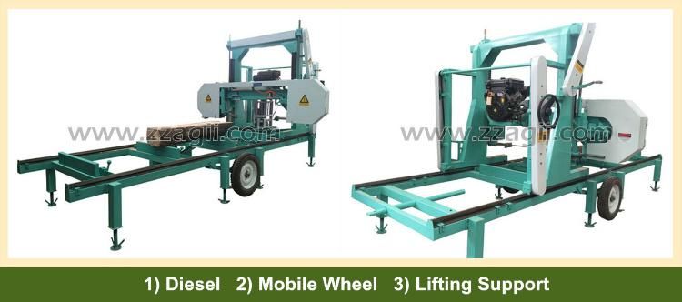 Forest Wood Cutting Machinery Multi Functional Band Sawmill Machine