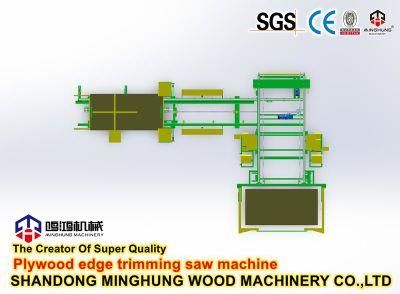 Plywood Edge Trimming Saw with Lift Table