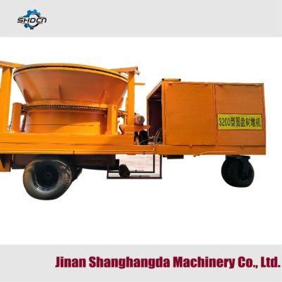 3200 Wood Crusher Tree Root Shredder with 20tons Machine Weight, Capacity 15-20t/H, 6PCS Blades, Power 250kw