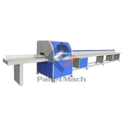 CNC Automatic Cross Cutting Wood Blocks Lumber Saw