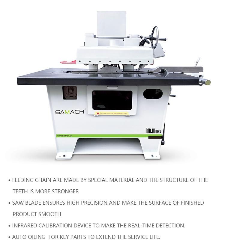 Automatic Solid Wood Machine Cutting Rip Saw