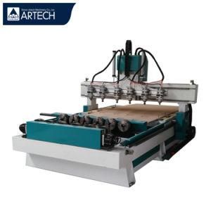 Multi Heads 1325 CNC Router 3D Engraver Machine