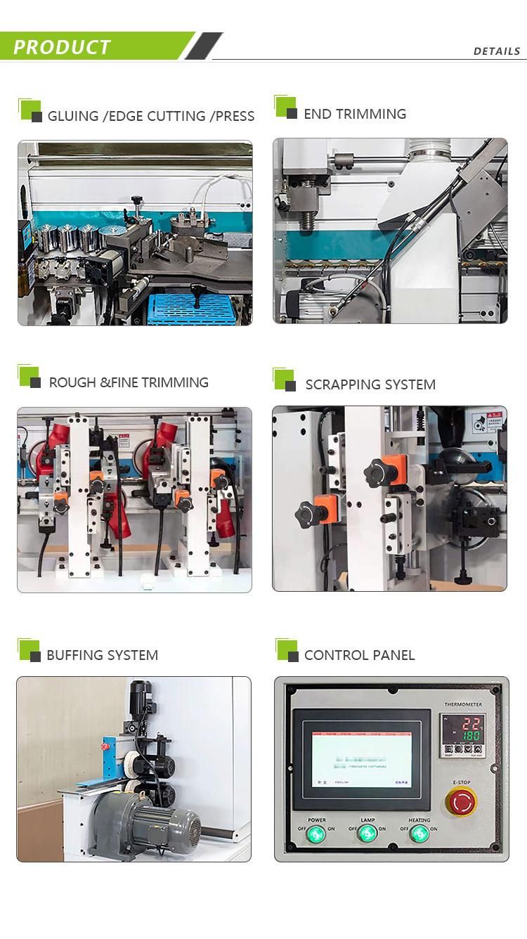 Edge Bander for Wooden Furnitures Processing PVC Edge Banding Machine