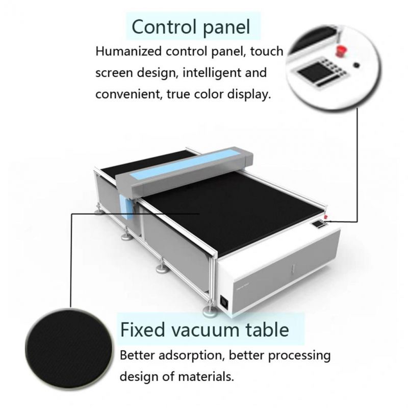 Automatic CNC Vibrating Knife Cutting Machine for Clothing Fabric