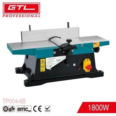 1800W Portable Electric Wood Planer 6&quot; Bench Jointer Planer Thicknesser for Woodworking