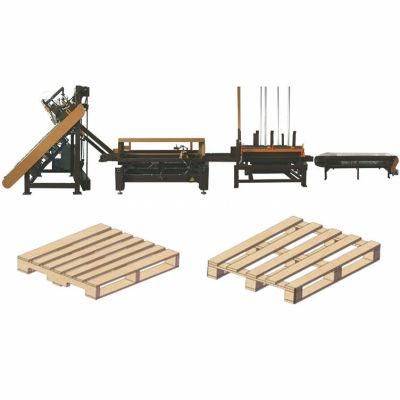 Factory Use Automatic European Standard Wooden Block Pallet Nailer Nailing Making Machine Pallet Nailing Machine Wood Pallet Machine Price