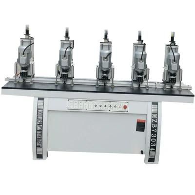 Mzb73034 Woodworking 5 Heads Multiple Wood Hole Hinge Drilling Machine