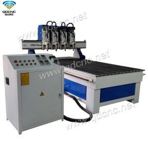 Four 3.2kw Water Cooling Spindles CNC Woodworking Router Qd-1325-4