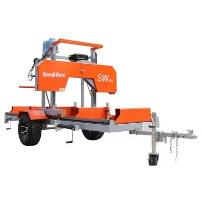 Horizontal Diesel Log Portable Band Sawmill for Log