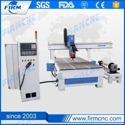 China Good Quality 4 Axis Auto Tool Changer Atc 3D Wood CNC Router Rotary Axis 1530