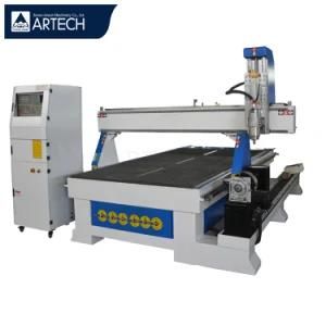 1325 Vacuum Table Wood CNC Router Engraving and Cutting Machine with Rotary at Side