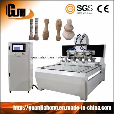 Multi-Use Woodworking 2D and 3D Engraving Machine, 4 Axis CNC Router Machine