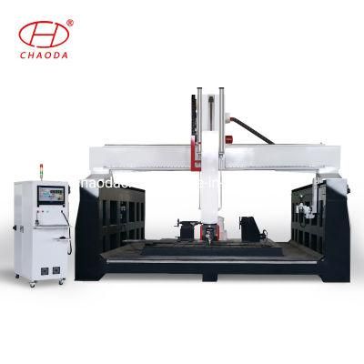 5 Axis CNC Machine for Polystyrene Wood MDF Mould Making
