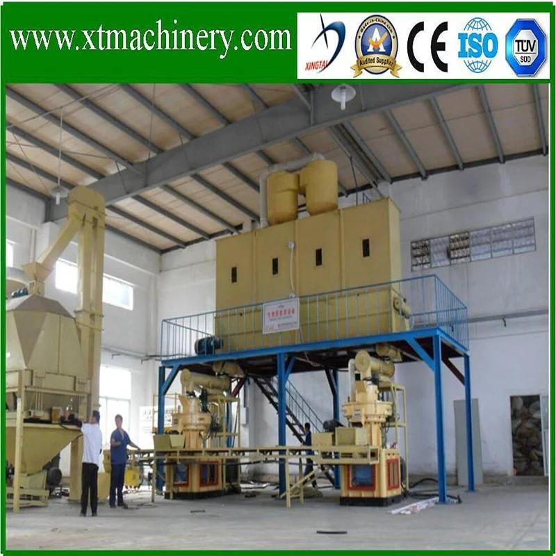 1t-1.5t/Hour, Steady Output, Auto Control Wood Pellet Mill Production Line