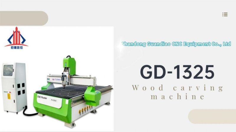 Vacuum Table 1325 Woodworking CNC Router with Ce FDA