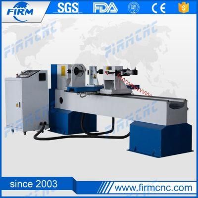 Quality Assurance Single Axis Double Cutter CNC Wood Turning Lathe Machine