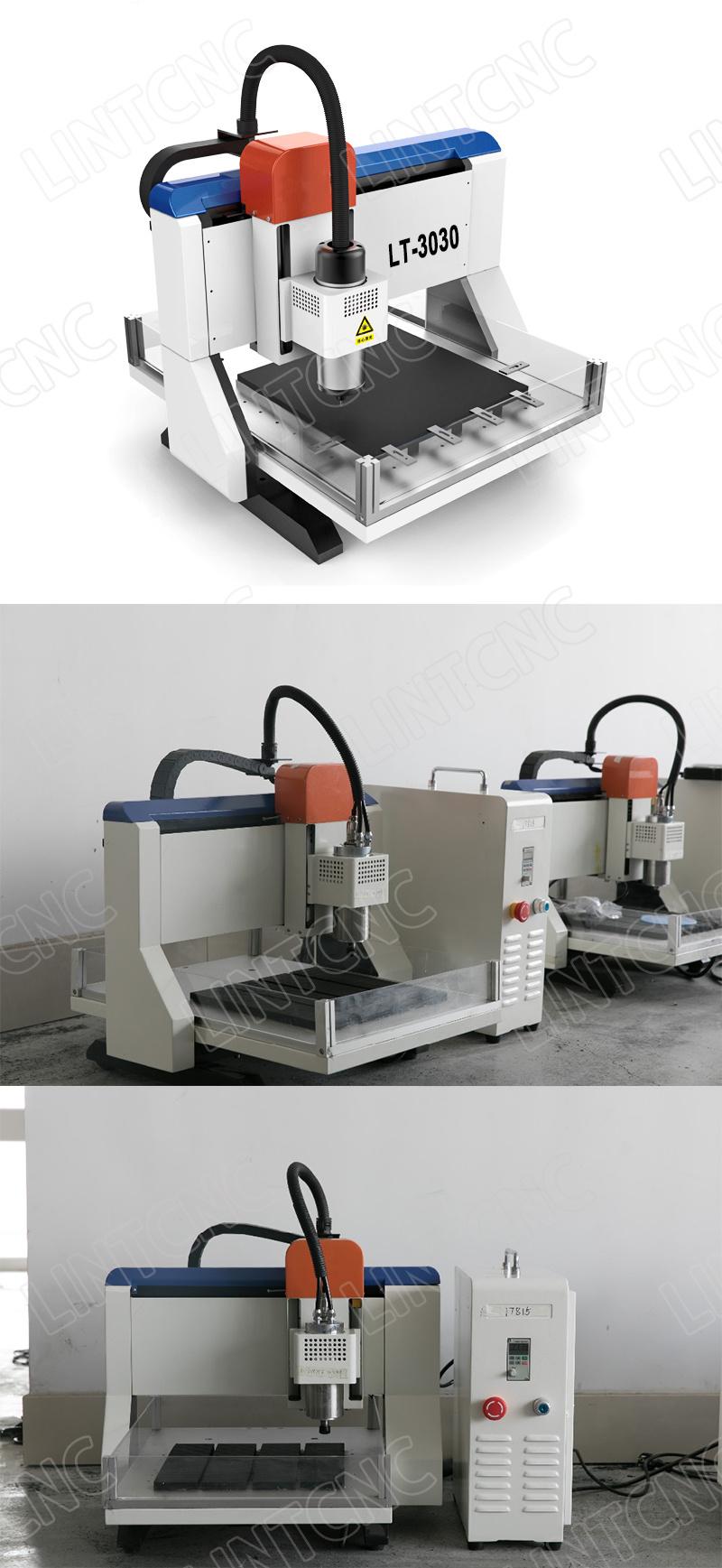 Desktop Mini Metal Engraving Machine Mini CNC Router 3030 300*300mm 800W for Wood