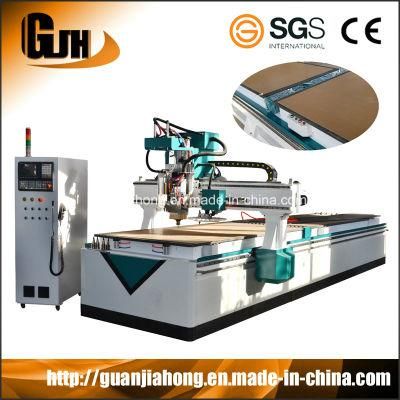 Double Working Table Panel Furniture Production Line CNC Router