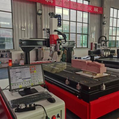 Yh 1325 Atc Wood CNC Router 4 Axis Machine with 180 Degree Swing Head