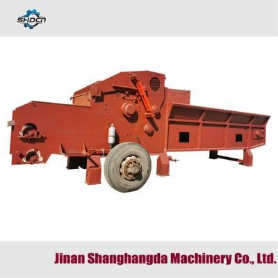 1400-600 Hot Sellin Efficiency Diesel Engine Drum Wood Chipper with Capacity 10-15t/H