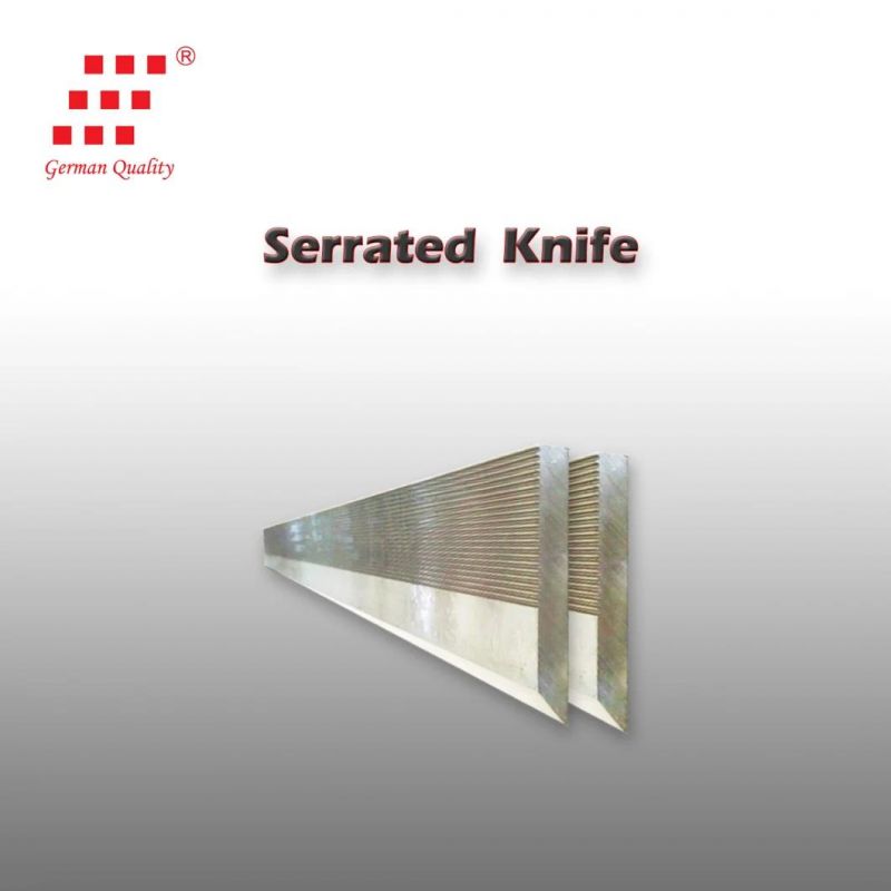 Quality HSS Serrated Knife for Profile Cutterhead Other Woodworking Tools