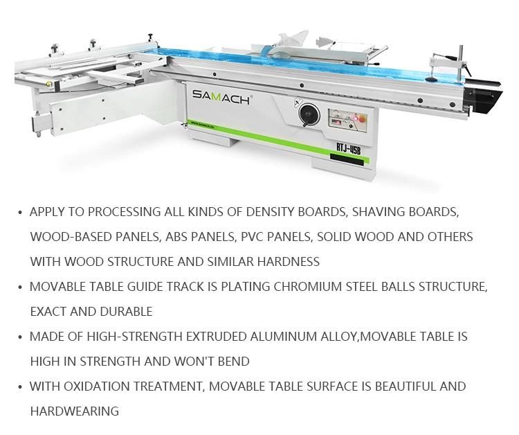 Wood Cutting Saw Machine Sliding Table Panel Saw