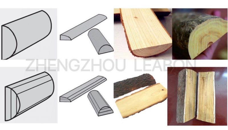 Wood Log Processing Plant Use Horizontal Sawmill Wood Saw Slab Cutting Saw