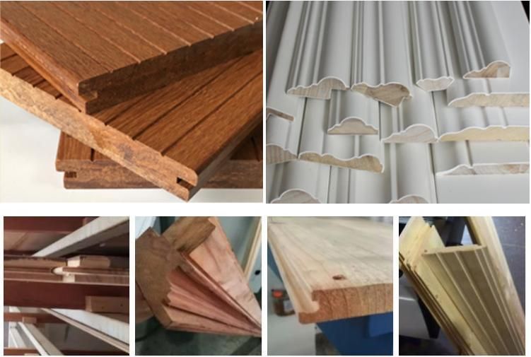 Hicas High Efficiency Precision Wood Floor Four Side Moulder Price
