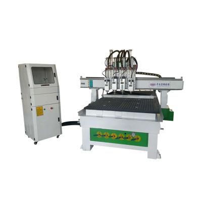 Multi-Function Woodworking Machine 3D Wood Carving CNC Router Wood Processing Machinery with Multi Spindle